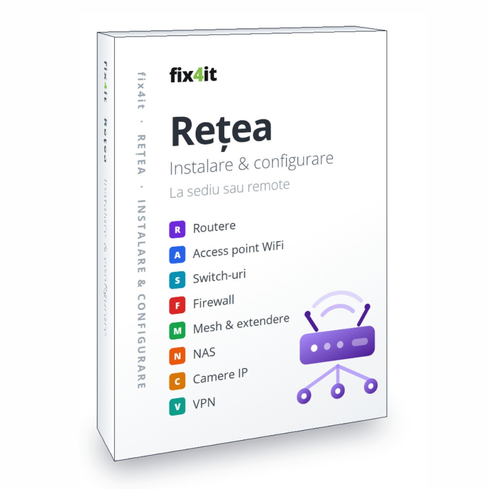Instalare și configurare echipamente de retea