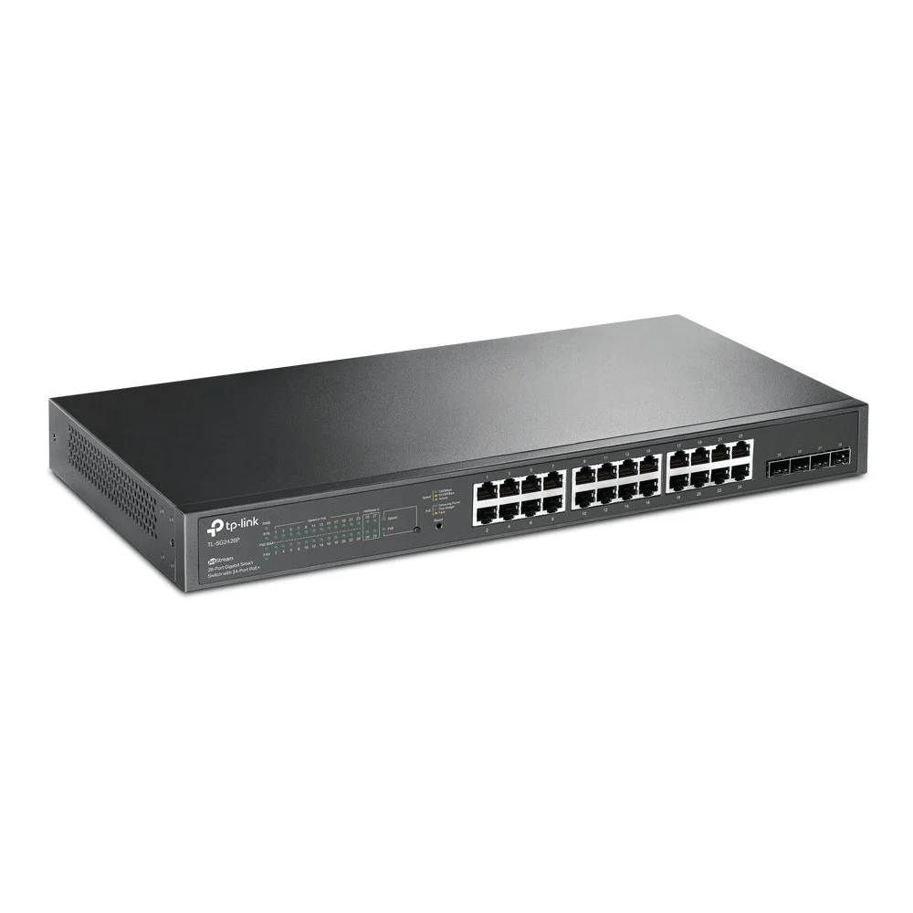 TP-Link JetStream TL-SG2428P Switch Managed Gigabit PoE+ 24 Porturi L2/L2+